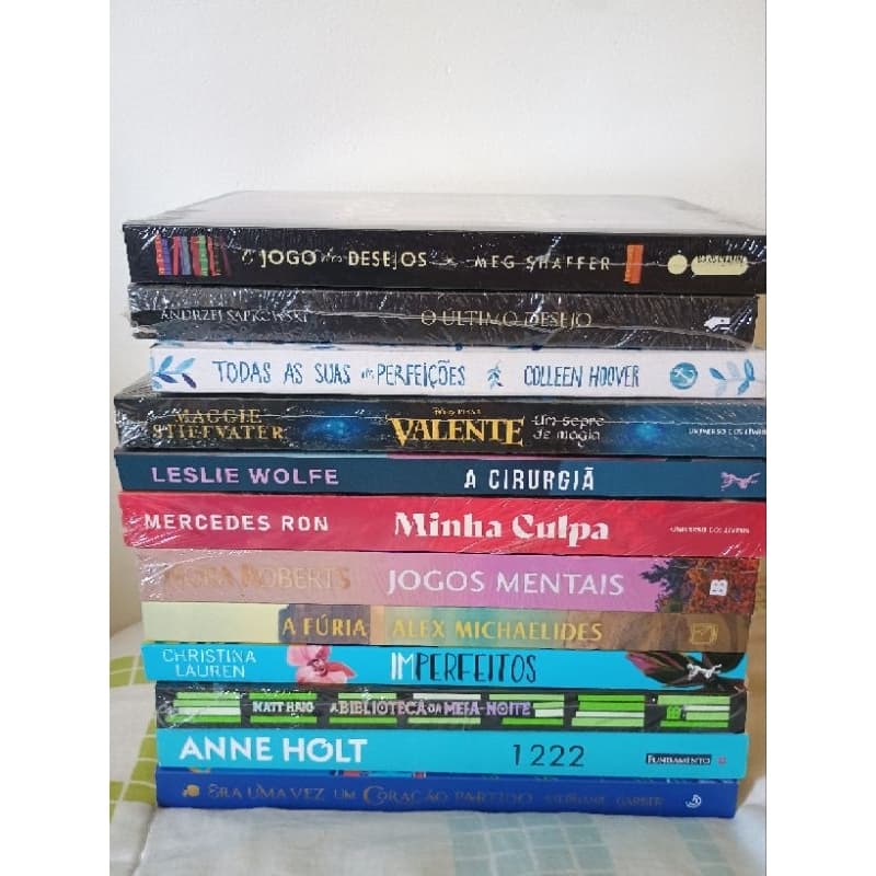 LIVROS NOVOS - SELEÇÃO COM DIVERSOS TÍTULOS (INTRÍNSECA,FARO,RECORD,DARKSIDE, COMPANHIA DAS LETRAS,HARPER, ARQUEIRO)