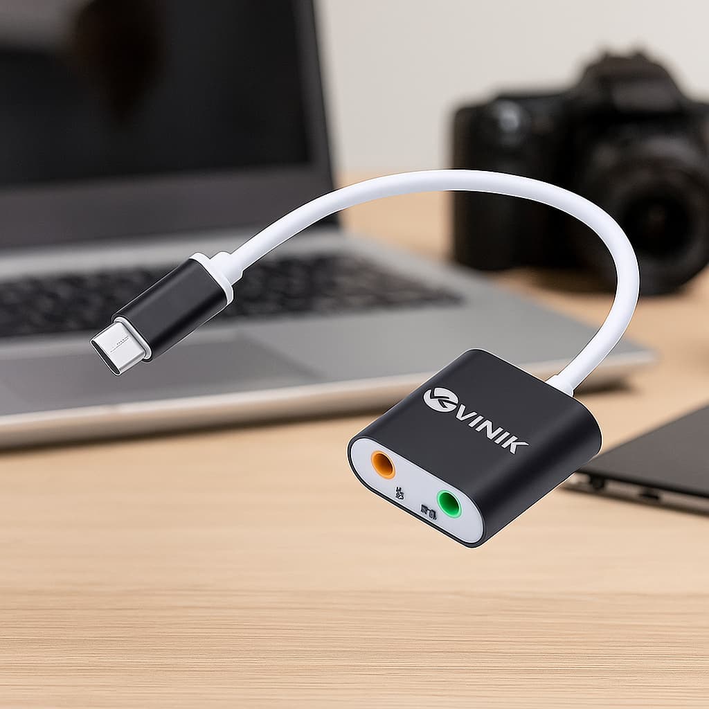 ADAPTADOR FONE DE OUVIDO P2 3.5MM DUAS VIAS PARA USB TIPO C FONE + MICROFONE- ADFMUSBTC