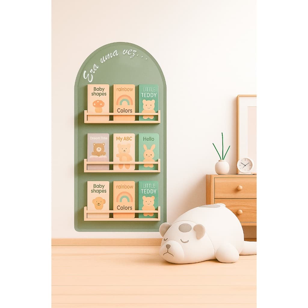 Adesivo de Parede Infantil Arco Romano Boho para Prateleiras - Várias Cores