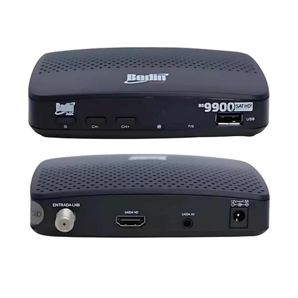 Aparelho para parabólica digital Bedin Sat bs 9900s banda ku