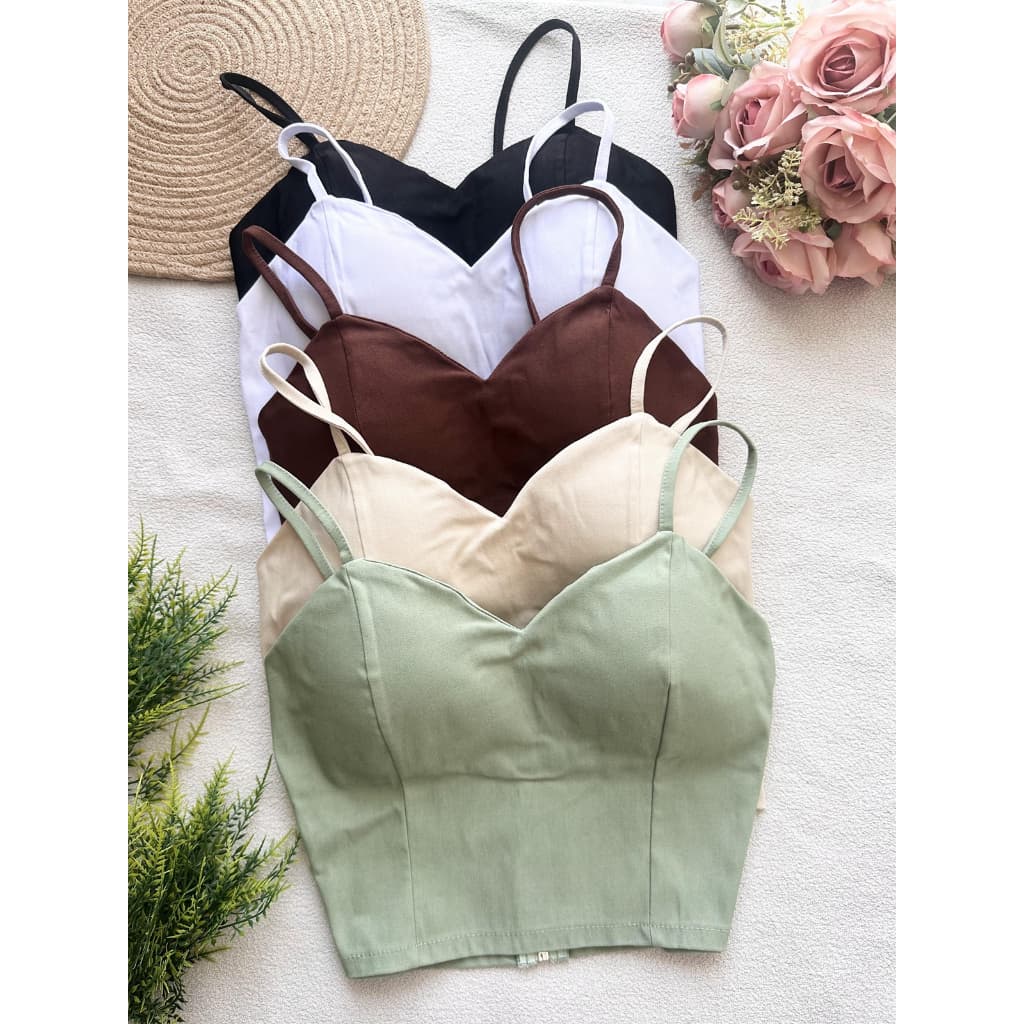 cropped com bojo e atras tem ziper moda feminina 0962