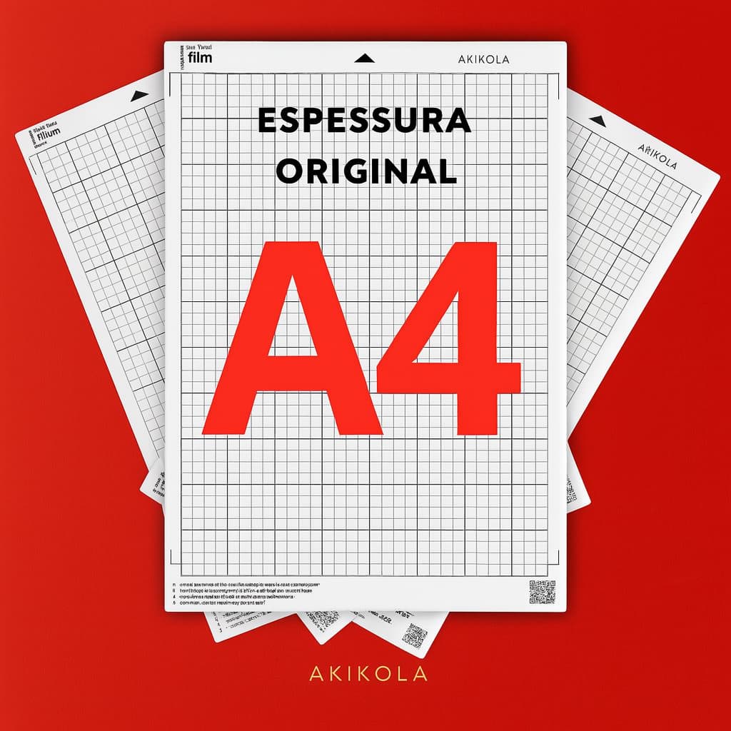 Kit 2 Base de Corte A4 Transparente Silhouette Portrait, Portrait 2, 3 Cameo, Cameo 2 e 3 Com Cola