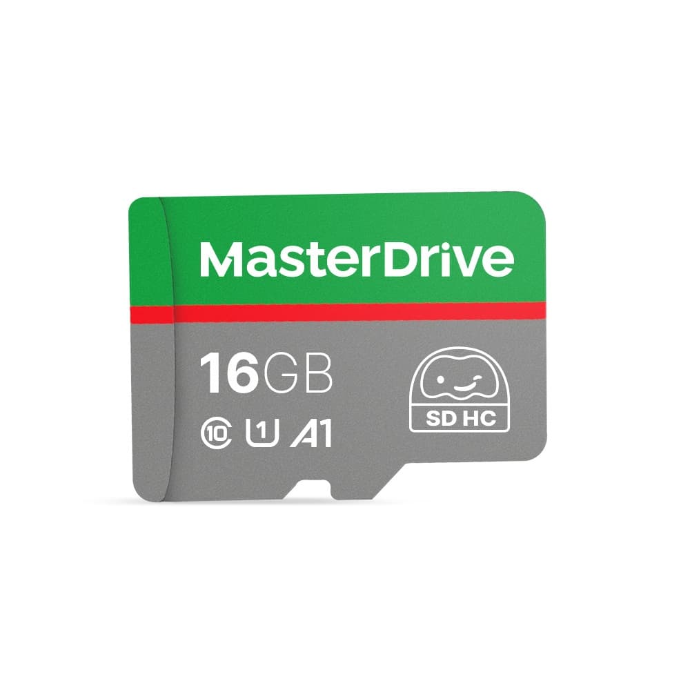 Cartao de Memoria 16GB MasterDrive Class 10 MicroSD com Adaptador SD
