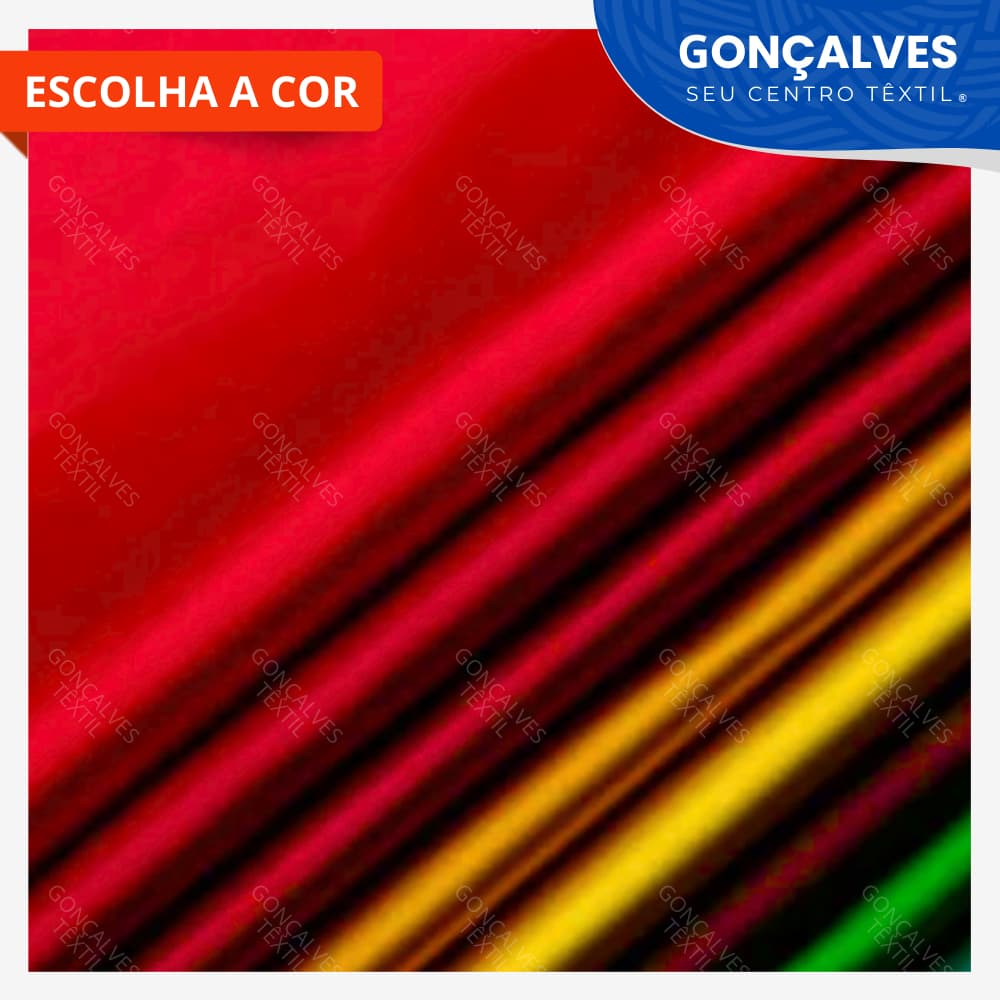 PROMOÇÃO Metro de Tecido Cetim diversas Cores | Gonçalves Têxtil