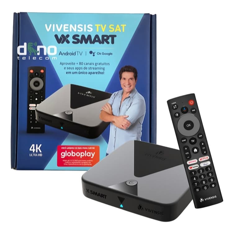 Receptor Digital Vivensis Vx Smart Sat Hd Android Tv