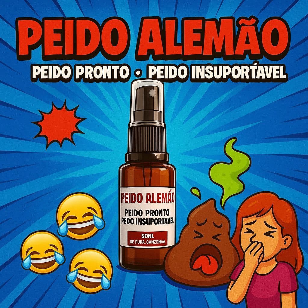 Peido Alemão Super Forte 30ml de Peido Pronto
