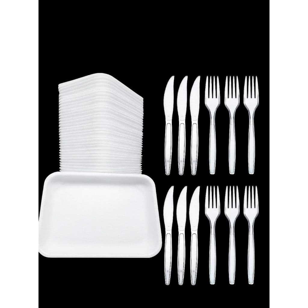 Kit 200 Peças Churrasco Descartavel Festa Decoraçao