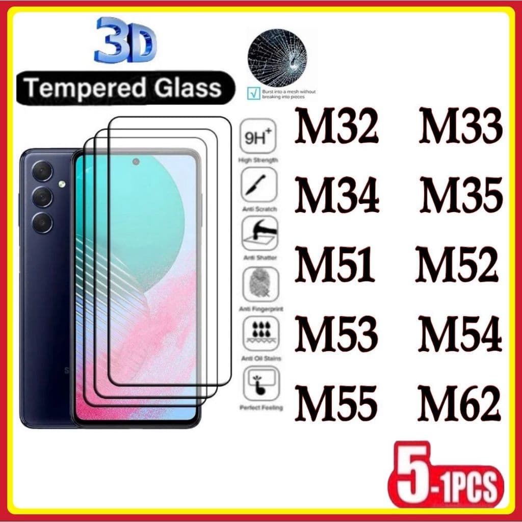 Película de Vidro Temperado 3D Samsung M32 M33 M34 M35 M51 M52 M53 M54 M55 M62