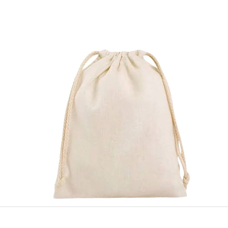 20 saquinhos ecológico em algodão cru  15x15