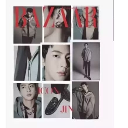 BTS Jin Harper's Bazaar Official Magazine (PRONTA ENTREGA]