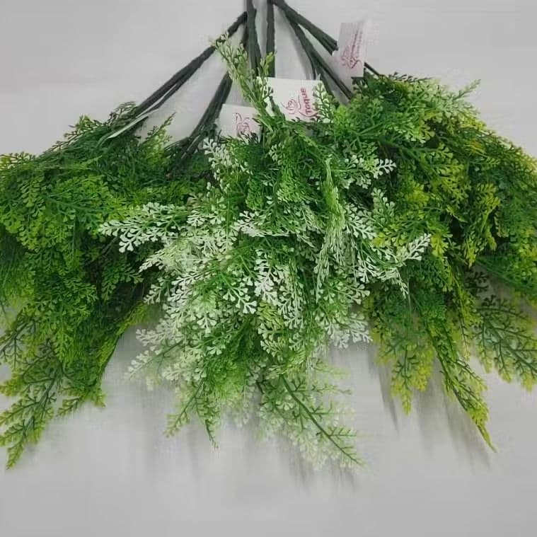 Kit Buques Folhagem Artificial Matinho, Decoração Para Arranjo Casamentos e Eventos