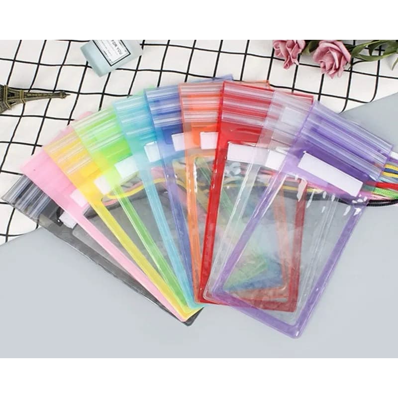 Capa Bolsa Protetora Impermeável Transparente Para Celular Universal