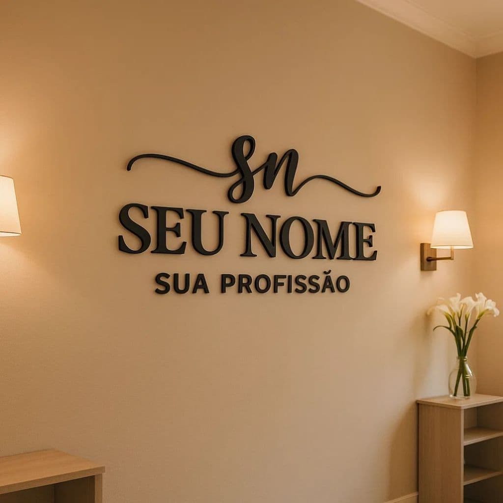 LOGOMARCA EM MDF - CRIAMOS DO ZERO OU VETORIZAMOS A SUA ARTE