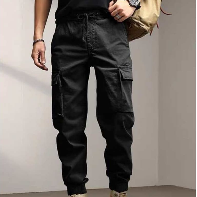 Top Calça Masculina Cargo jogger 6 Bolsos com elastico elasticidade da perna