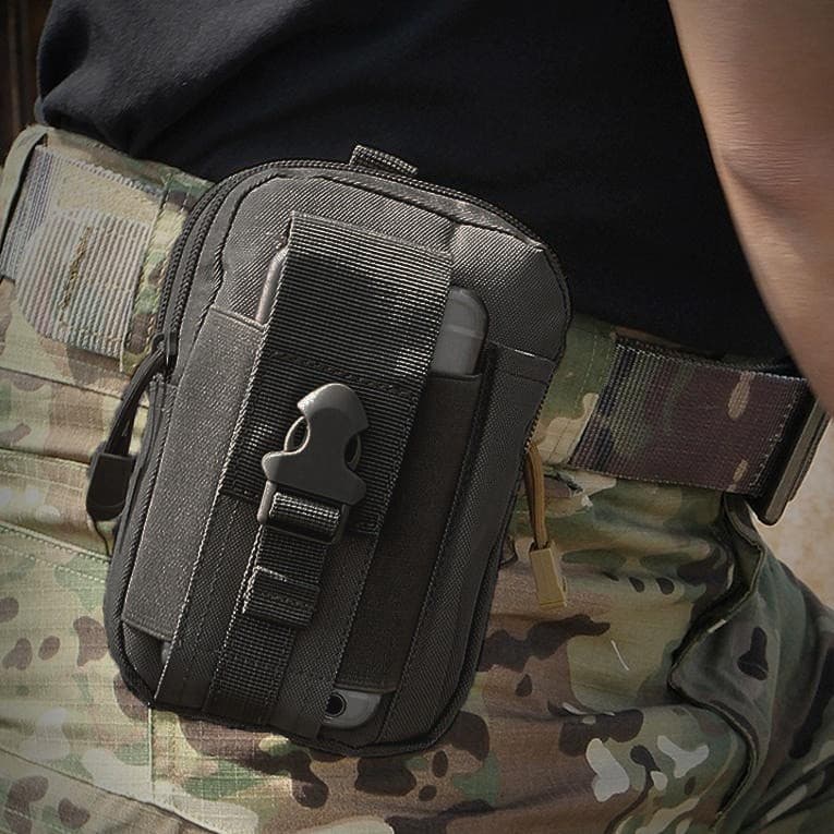 Mochila Bolsa Pochete Motoboy Leg Bag Lateral Transversal Compacta À Prova d'água