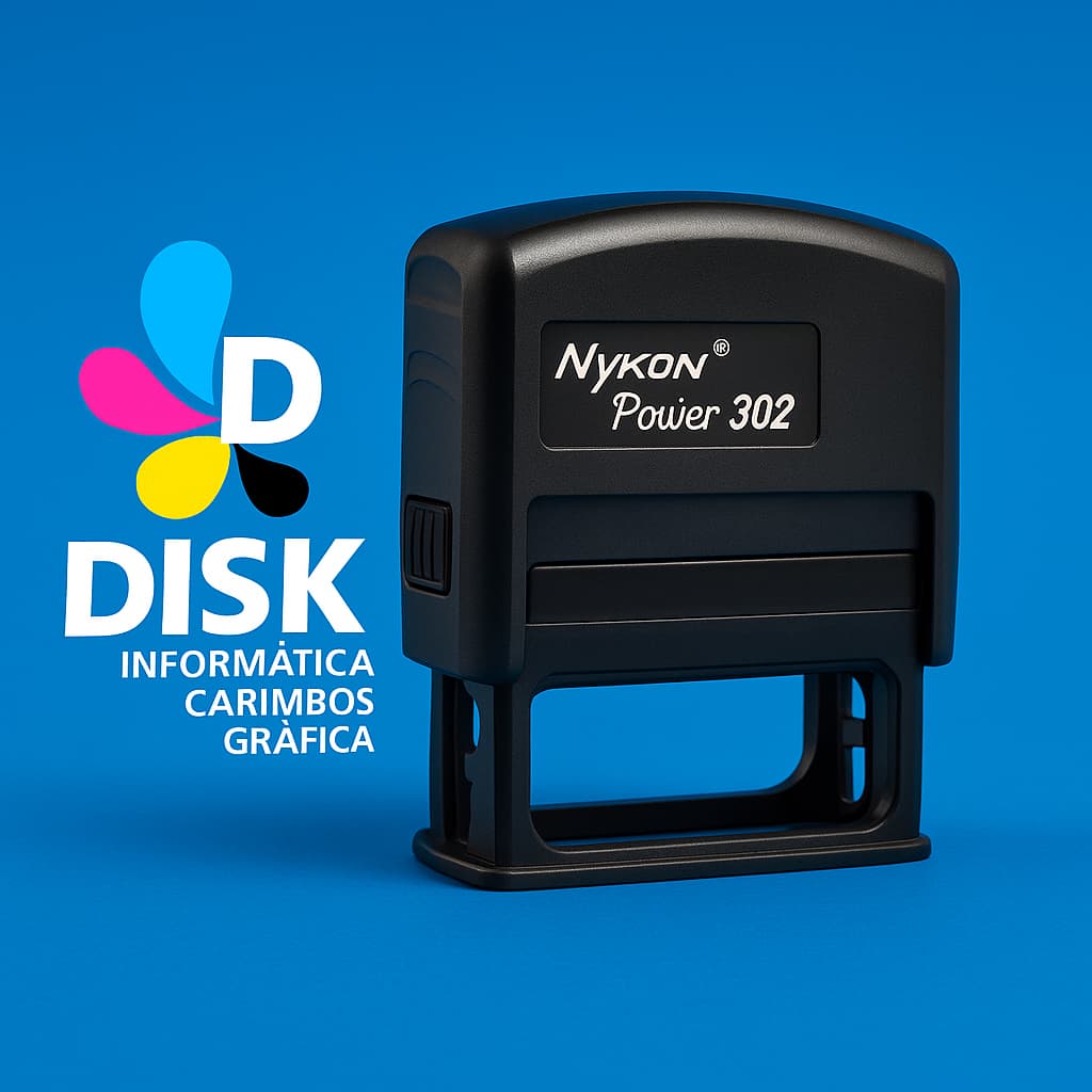 Carimbo para Médico, Enfermeiro e Profissional Liberal  Nykon 302 14x38mm