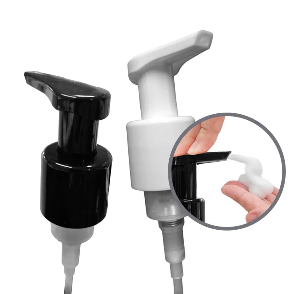 Válvula Pump Rosca 28/410 - Bico De Pato  PRETA OU BRANCA -COM TUBO-  Embalagens 500ml - 1 Litro