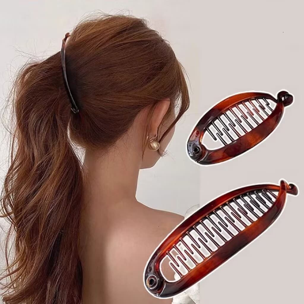 Prendedores de Banana Feminino Clip Rabo de Cavalo/Acessório Meninas