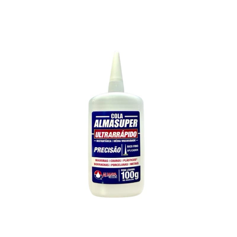 Cola Instantânea almasuper 100g – Bico fino - Bico de precisão