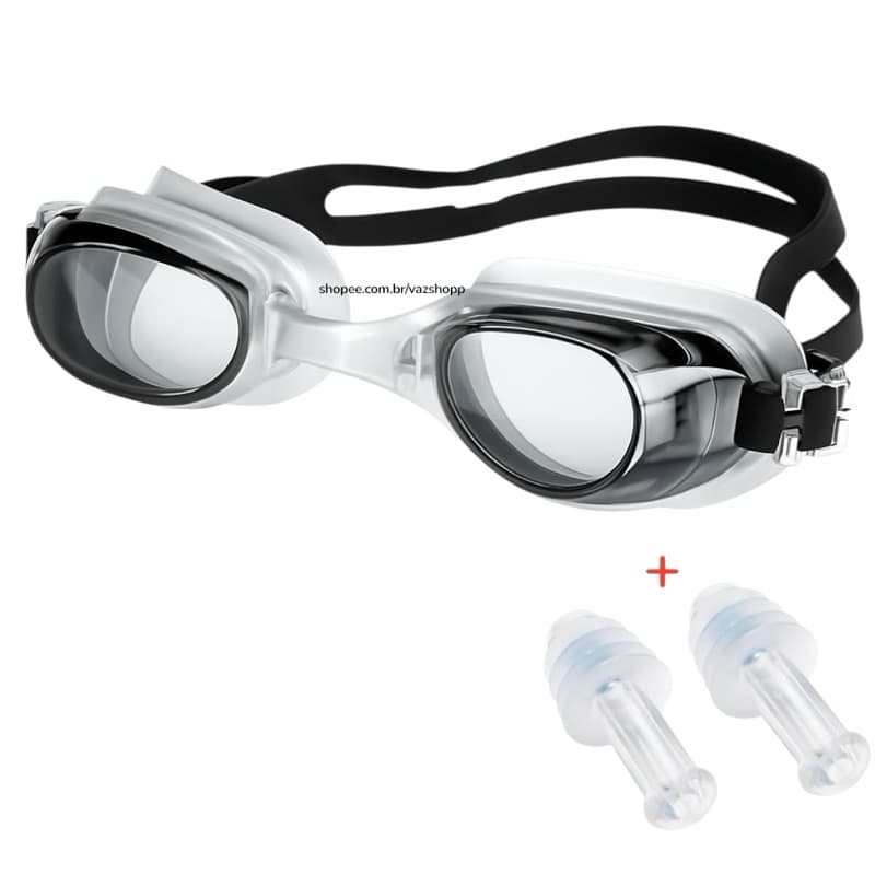 Óculos De Natação Profissional Com Protetor De Ouvido Óculos de Mergulho Piscina Mar