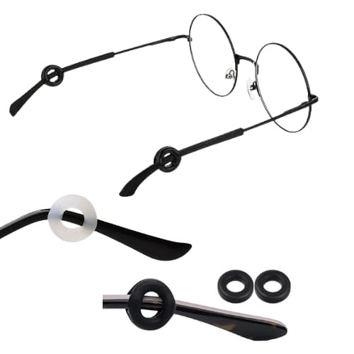 16 suporte de oculos adulto e infantil de sol e grau trava gancho de orelha silicone