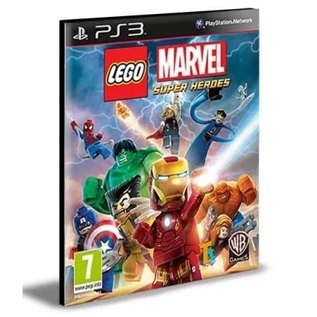 Lego Marvel Super Heroes Ps3 dublado Envio hoje