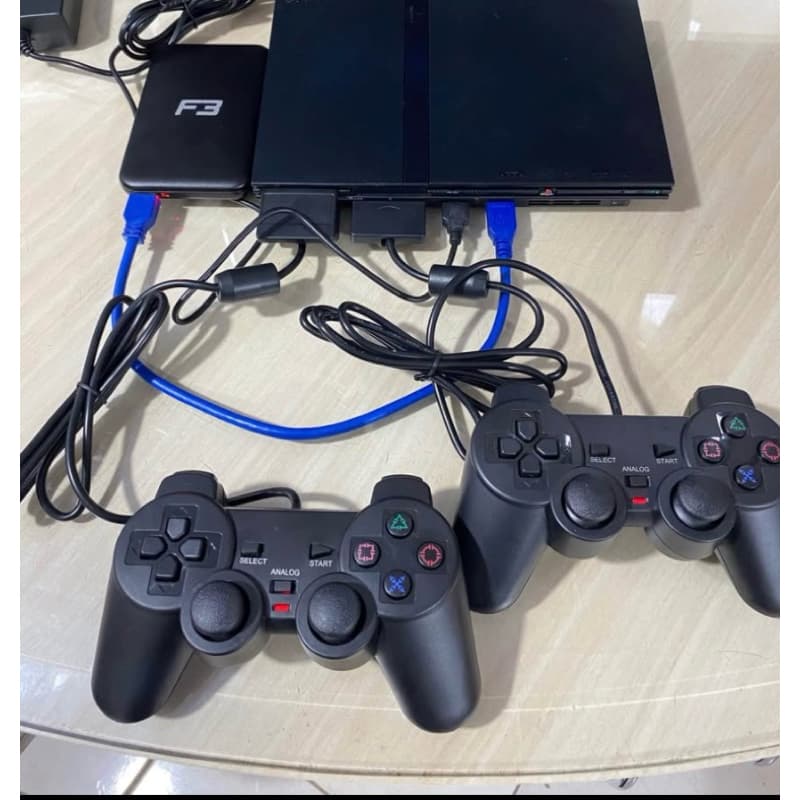 Ps2 slim Completo + de 2 mil Jogos 2 Controles com fio ou 1 Sem fio  (Leitor Funcionado).