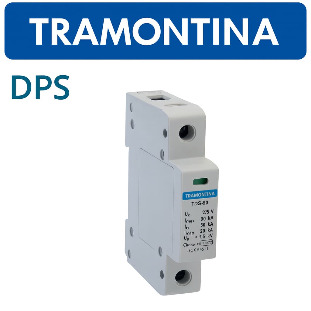 DPS Tramontina Dispositivo de Proteção Contra Surtos Tramontina TDS 275 V Classe II