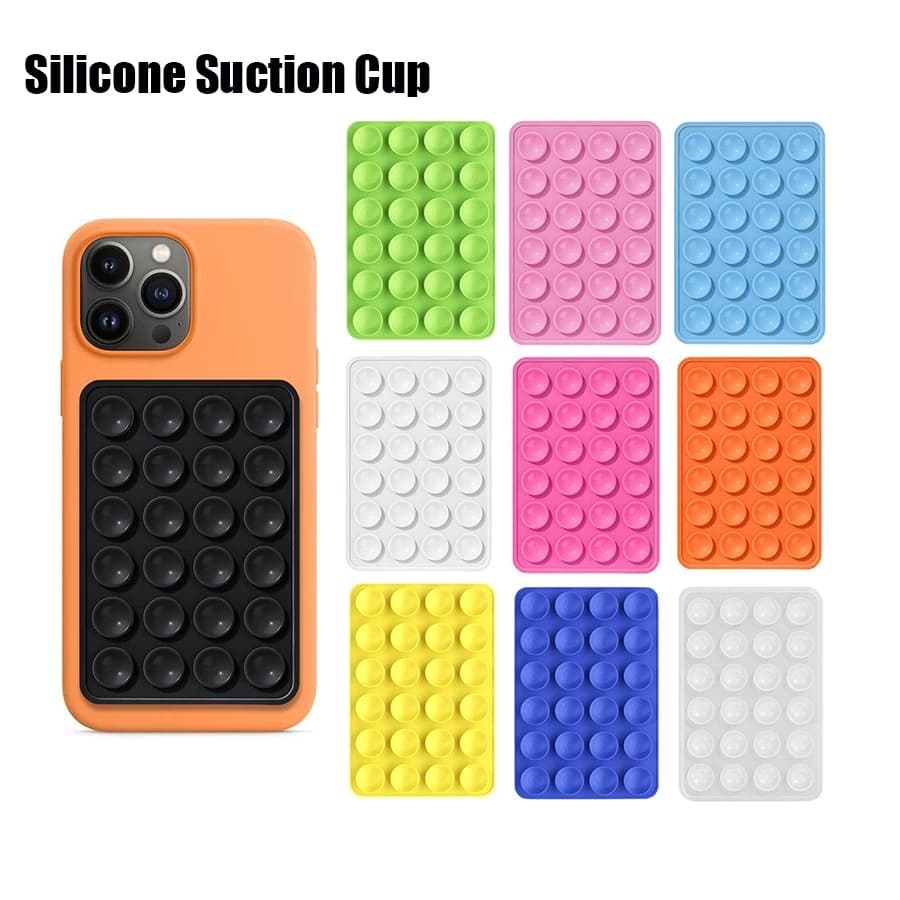 KIT 10/20/30 PCS Suporte de Silicone Ventosas para Celular – Fixação em Espelhos e Superfícies Lisas Envio Rapido