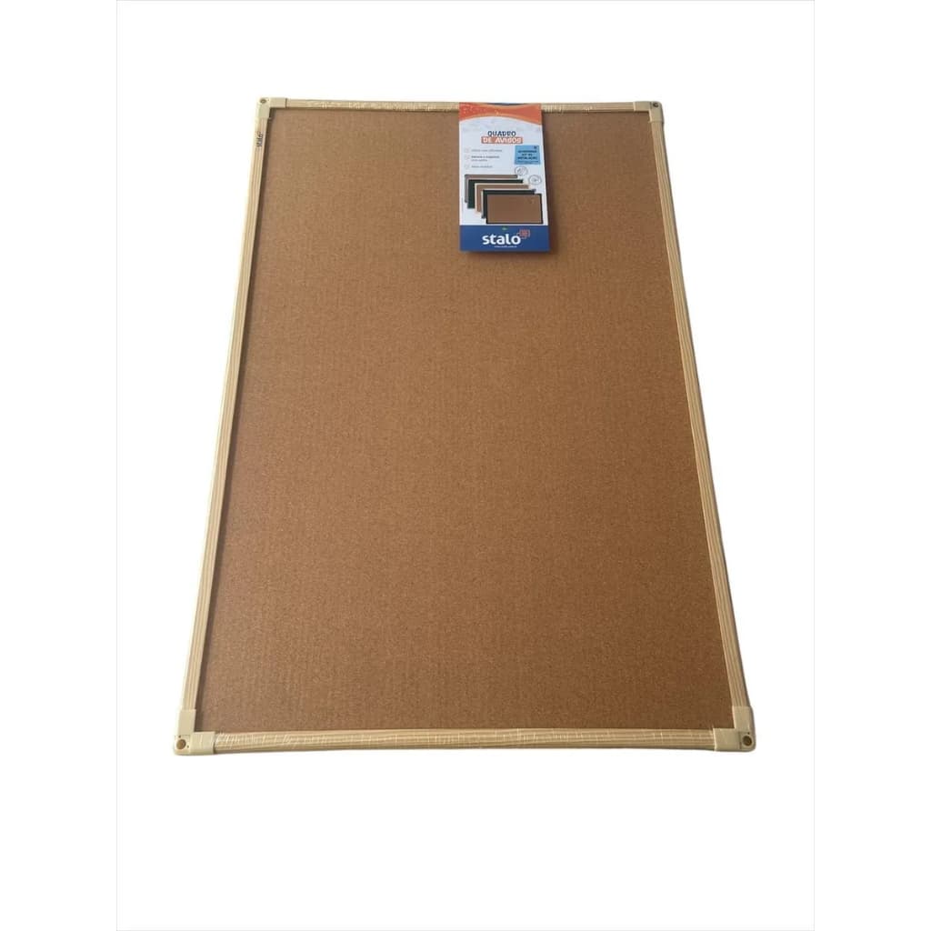 Quadro De Avisos Lembretes Cortica Mdf Aluminio Soft 90x60cm Stalo Empresas Escolas