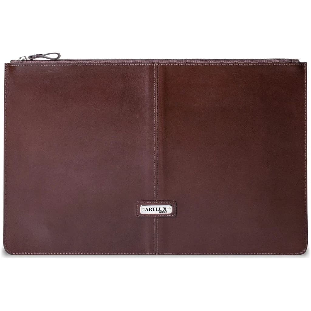 Pasta Executiva de Couro Legitimo para Notebook e Documentos – Artlux