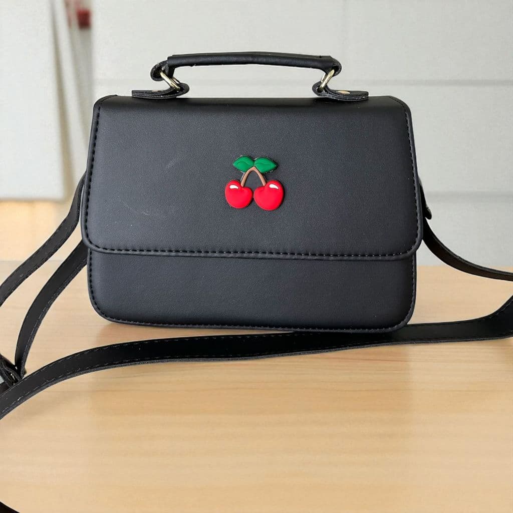 Bolsa Infantil Minimalista Moderna Adolescente Fofa Cereja