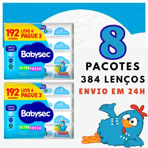 Kit Lenço Umedecido Babysec Galinha Pintadinha Recém-nascidos Infantil Criança Toalha Umedecida Troca de Fralda Higiene