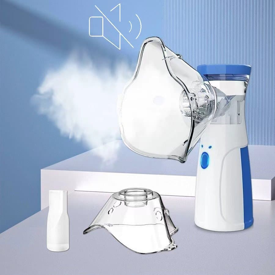 2 pcs Inalador Nebulizador Portátil Ultrassônico Atomizador De Baixo Nó Para Crianças E Adultos-N11