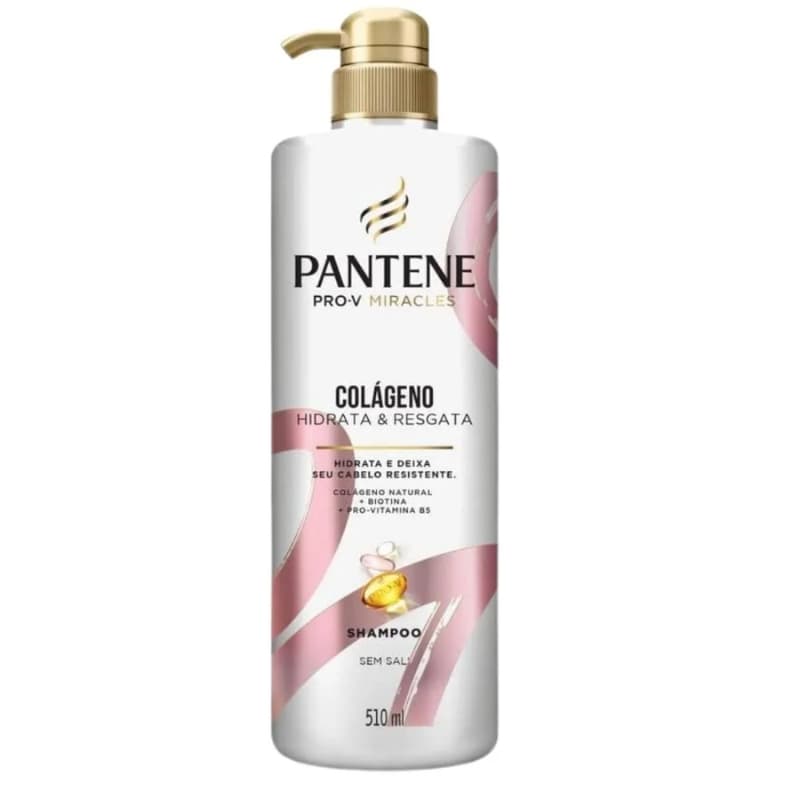Shampoo Pantene Pro-V Miracles Colágeno Hidrata e Resgata 510ml