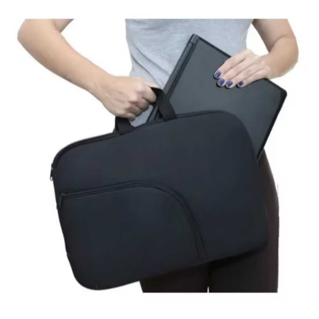 Bolsa para Notebook 15,6" com Alça Reforçada e Bolso Frontal