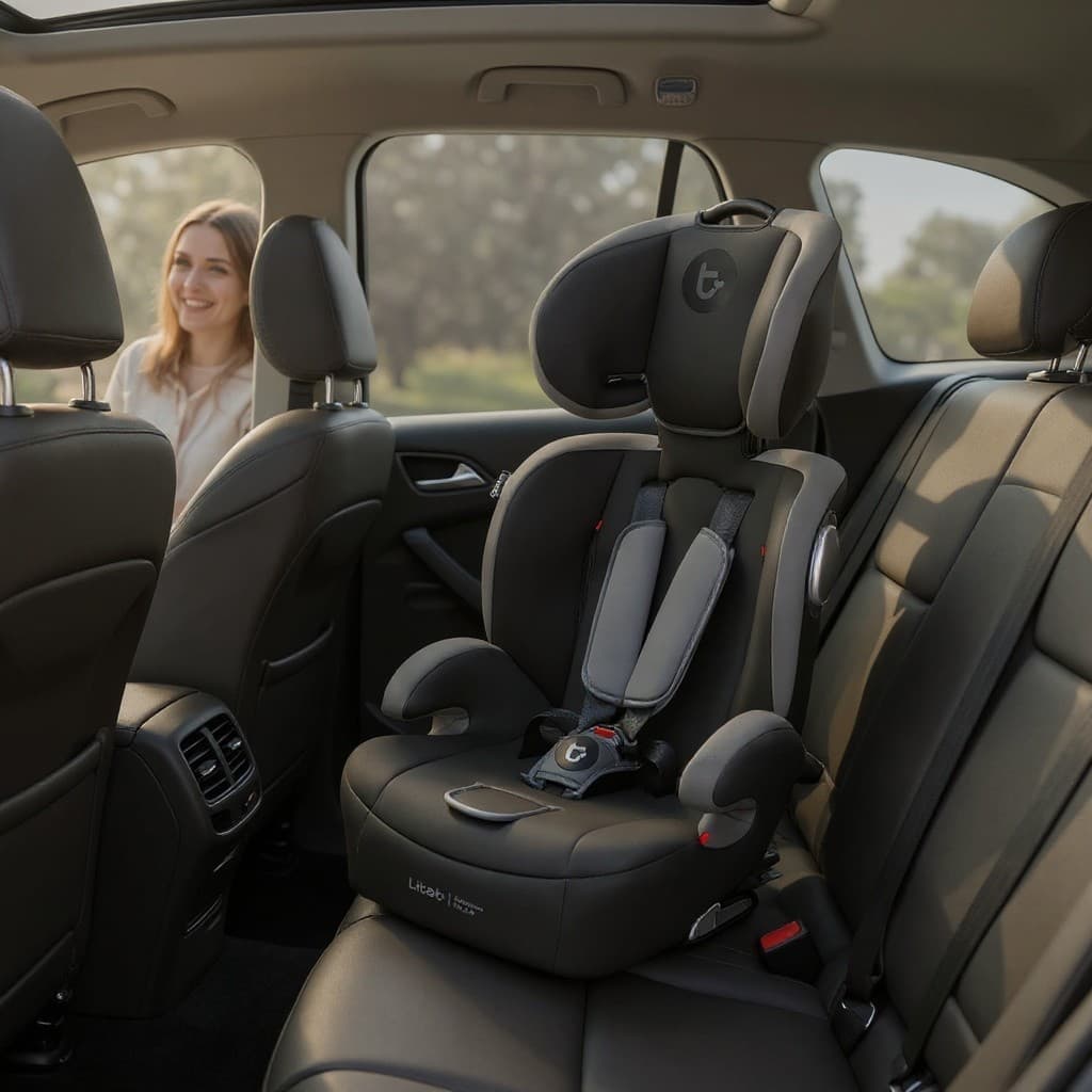 Cadeira Para Auto Infantil 9-36Kg Isofix Safemax Fix 2.0 Cinza Litet