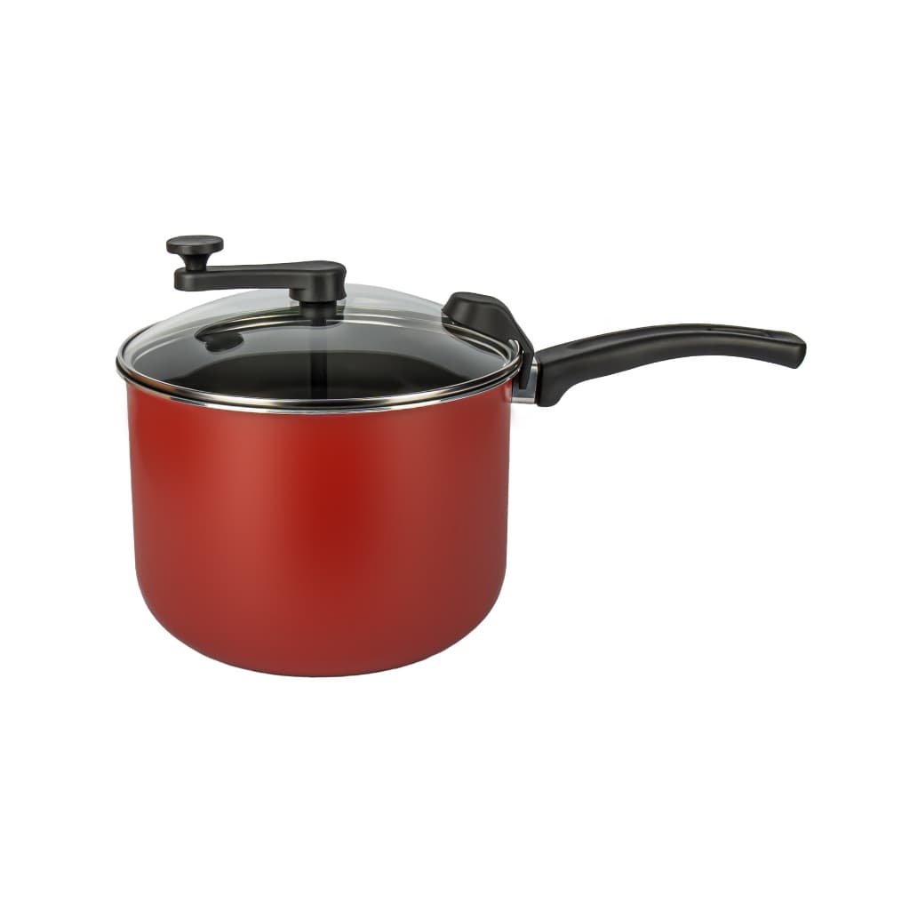 Pipoqueira Antiaderente Cozillar 4,5 Litros Tampa De Vidro