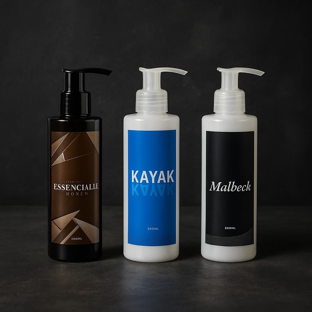 Kit Masculino Com 3 Cremes Hidratantes Kaiak + Essenciale + Malbeck 200ml cada
