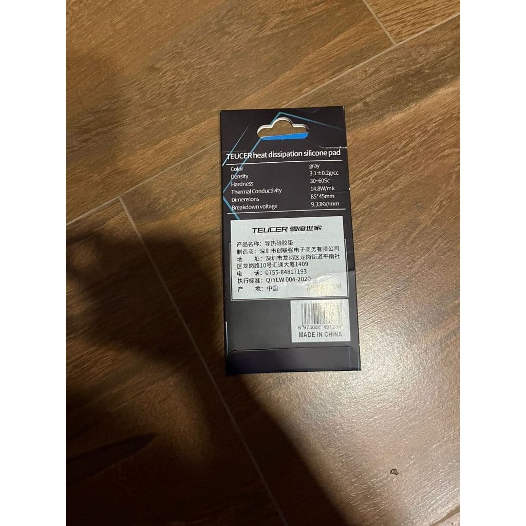 Thermal Pad Teucer Tp400 85mm X 45mm X 2.0mm 14.8w/m-k