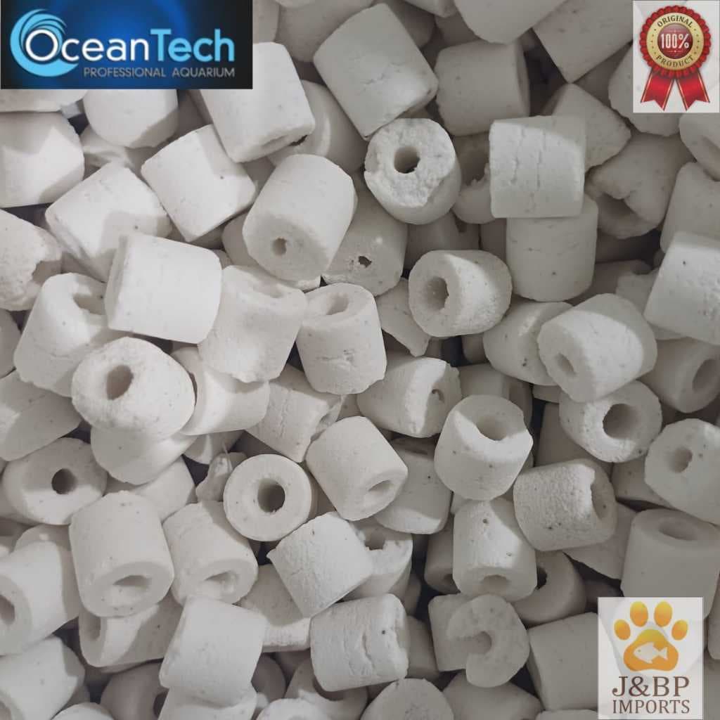 Mídia Biológica Ocean Tech Bioglass c/ Bolsa –Cerâmica para Filtros de Aquários Distribuidor Oficial