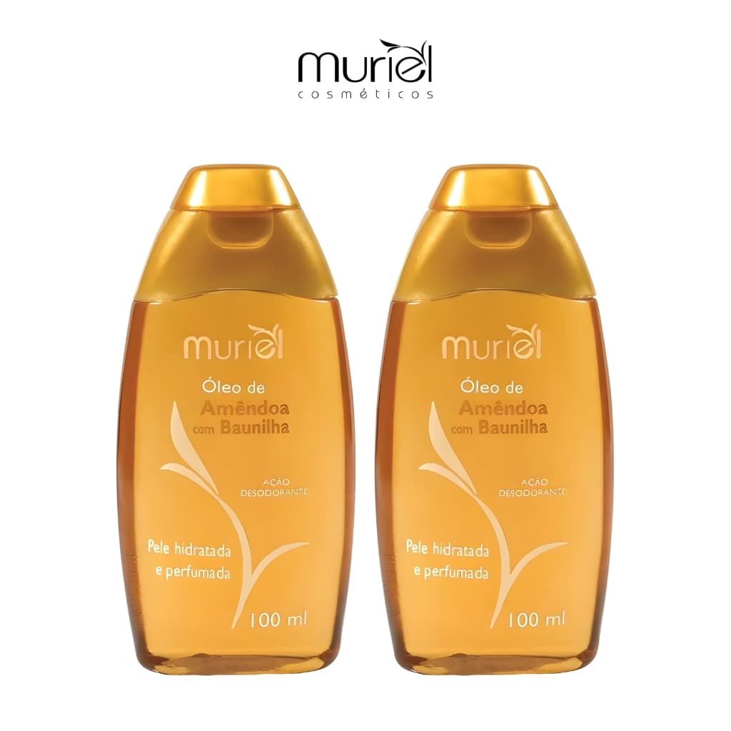 Oleo Corporal Muriel 100ml Amendoas Com Baunilha - Kit C/2un