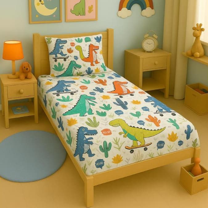 Jogo de Lençol Solteiro 02 Peças Estampas (Diversas)