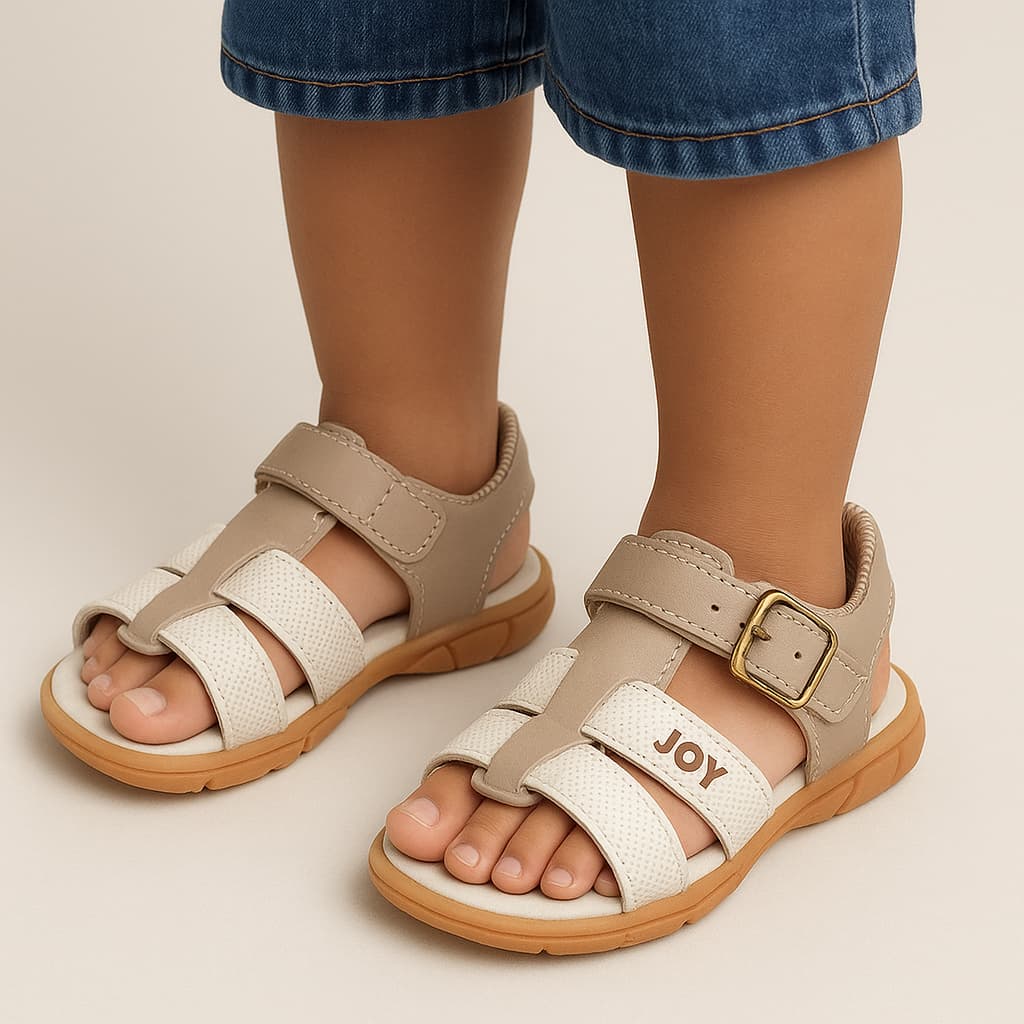 Sandalia Papete Infantil Masculina Lateral JOY Confortável