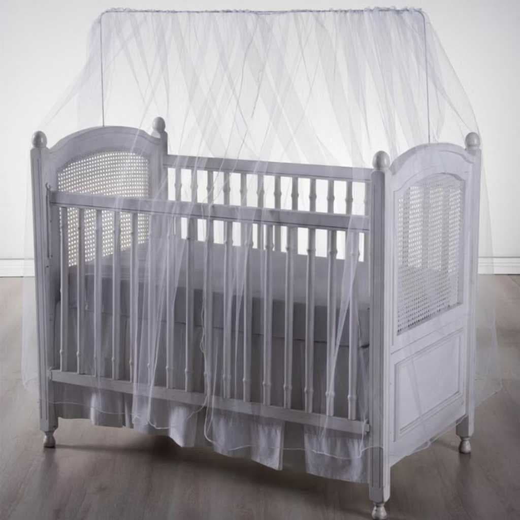 MOSQUITEIRO DE TULE SIMPLES BERÇO PADRÃO AMERICANO MINI BERÇO1PEÇA