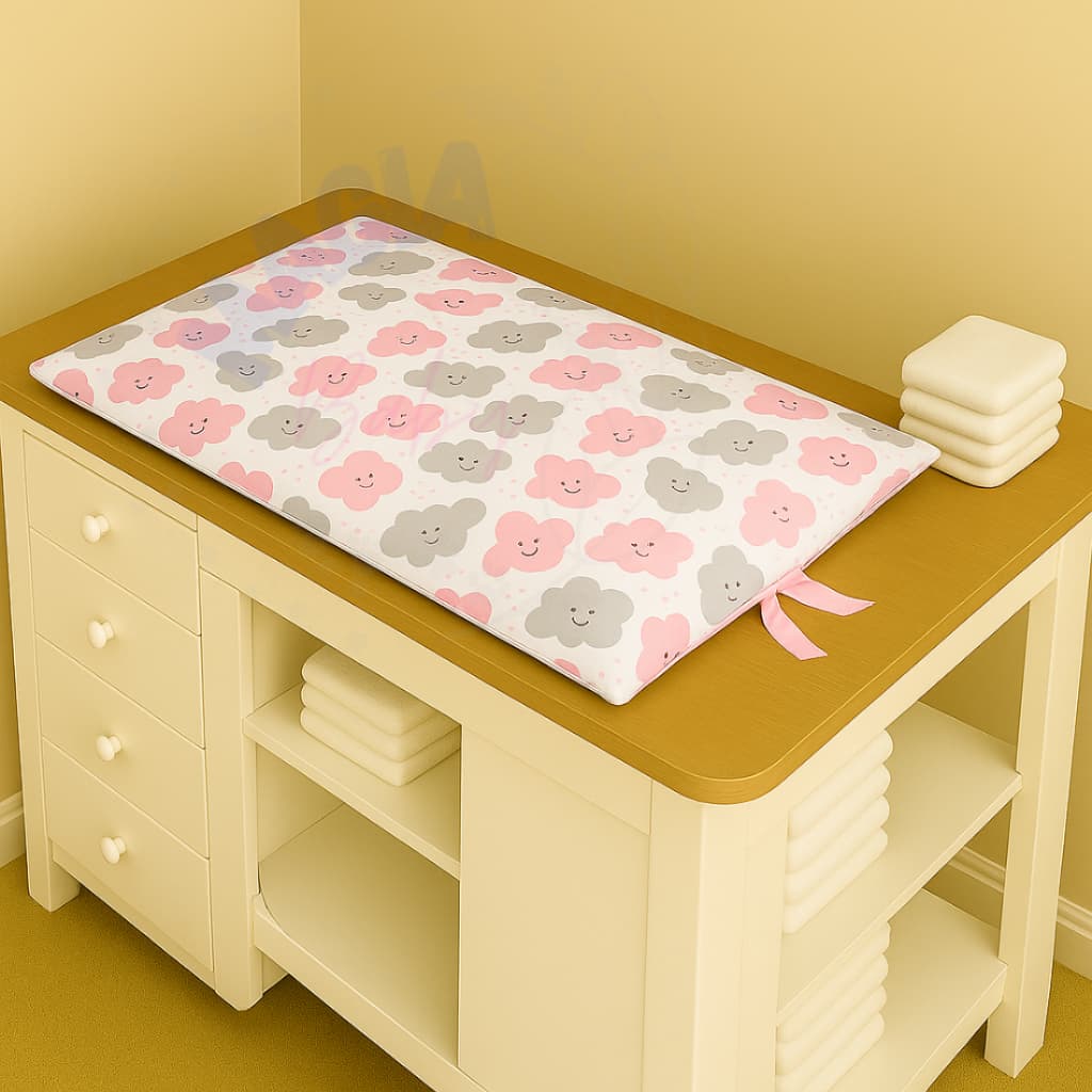 Trocador de Cômoda Com Manta para Bebê Trocador de Fraldas