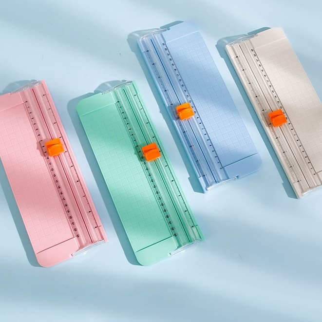 Guilhotina Portátil Cortador De Papel A4, 36.5cmx9.5cm Material Escritório