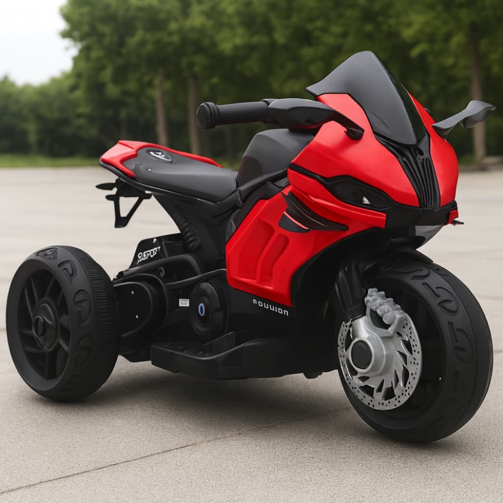 Moto Elétrica Infantil Super Moto Racing com Luz e Som