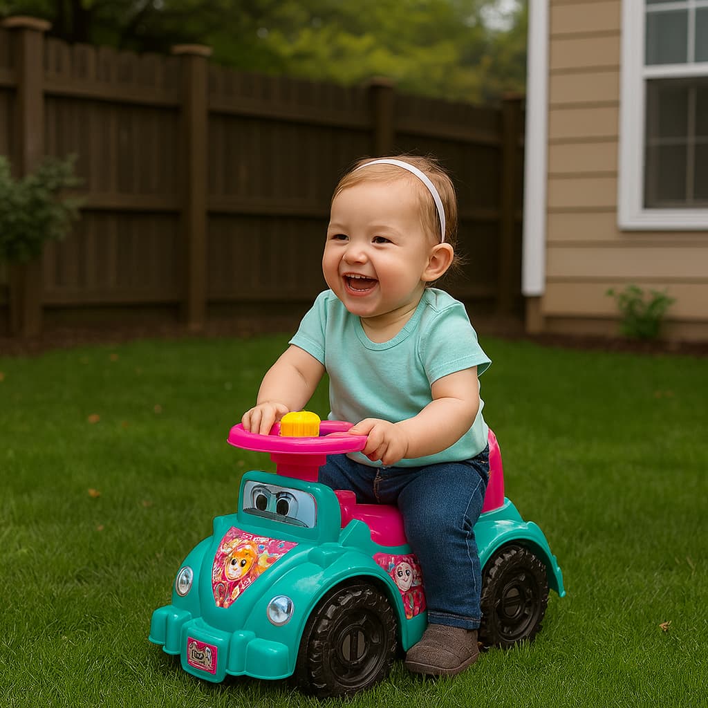 Carrinho Andador Infantil Ketokinha Interativo 6 Peças Buzina Menino Menina Educativo Parque Casa
