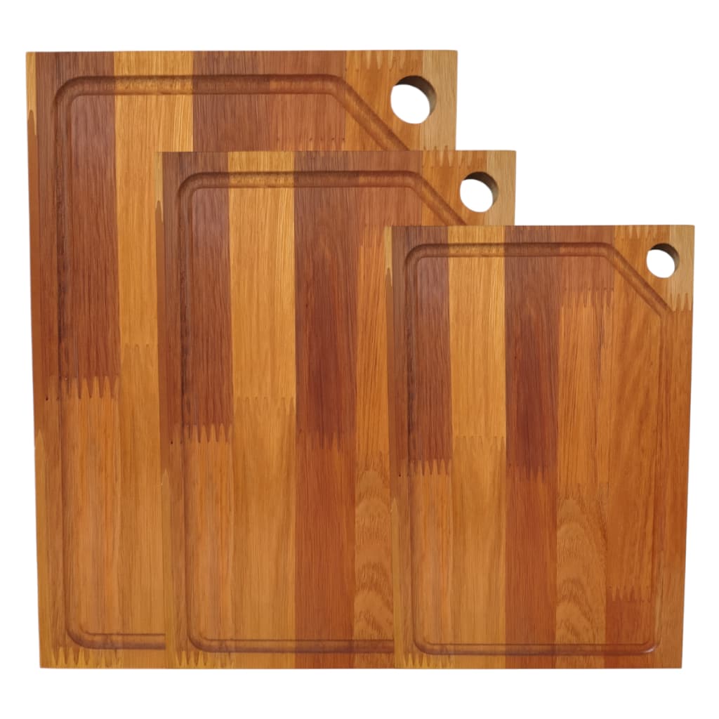 Kit 3 Tábuas de Carne em Madeira – Ideais para Churrasco, Cozinha e Servir Petiscos e Carnes